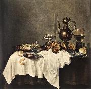 HEDA, Willem Claesz. Breakfast of Crab  sdg China oil painting reproduction